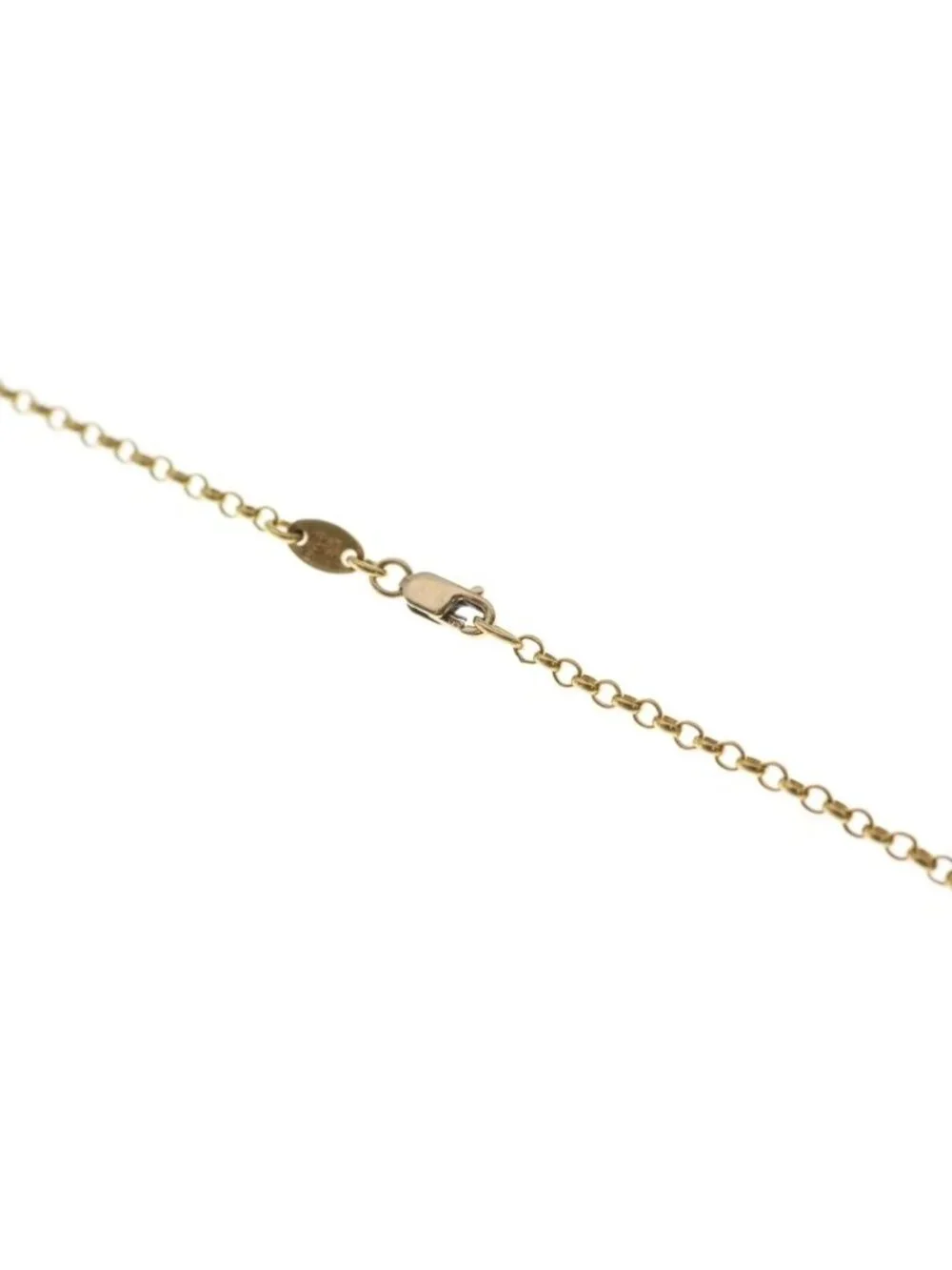 Chrome Hearts 22k Neckchain Roll Chain Necklace Gold